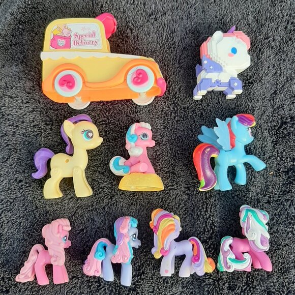 My Little Pony 2" to 2.5" Assorted Lot (8) & Car - Picture 5 of 6